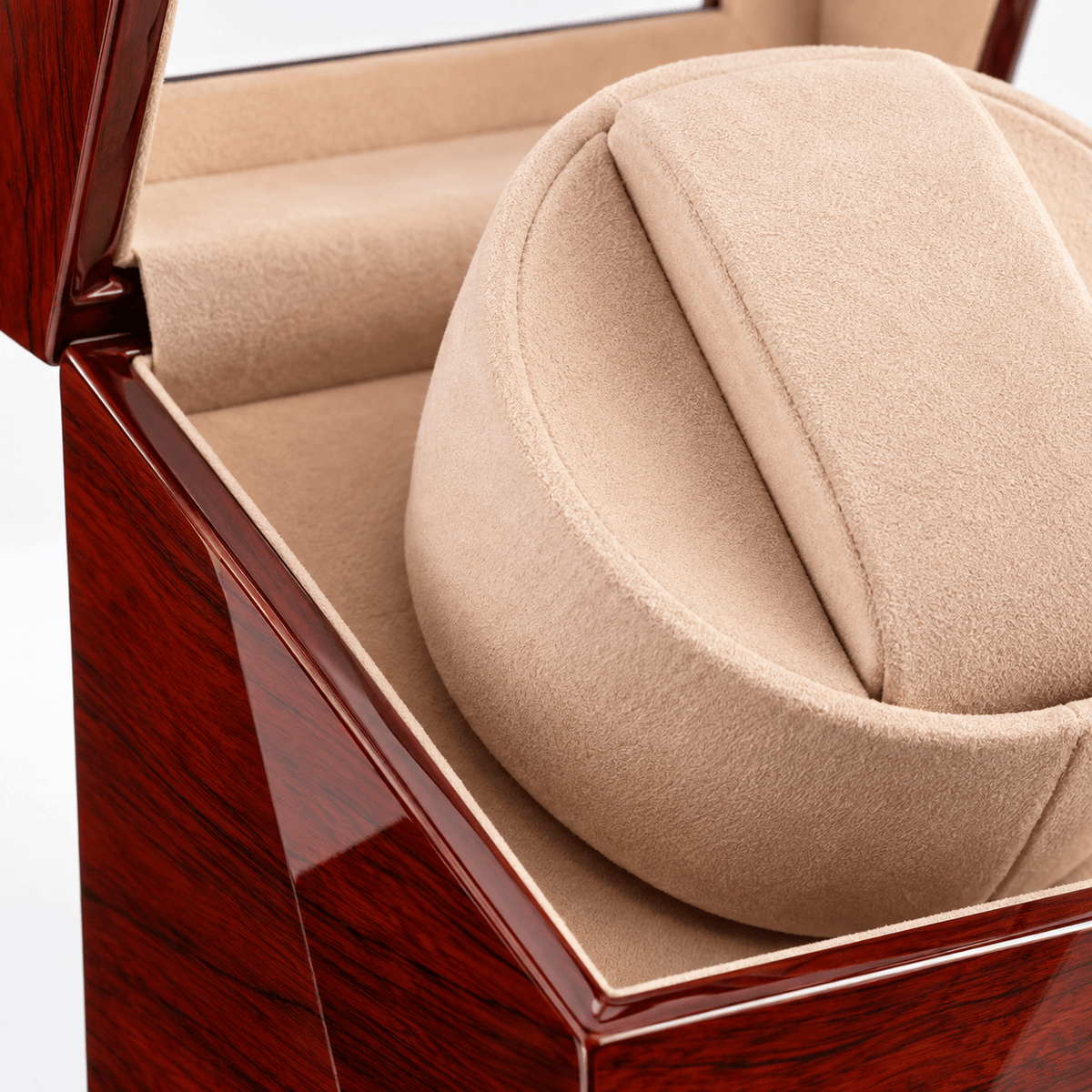 The Time Foundry 1 Slot Watch Winder for Automatic Watches, Rosewood, Japan Motor