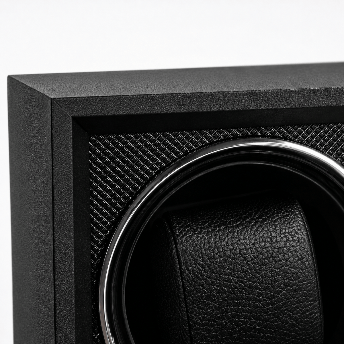 The Time Foundry 1 Slot Watch Winder for Automatic Watches, Wood Grain, USB Powered