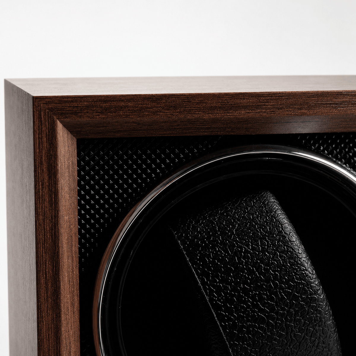 The Time Foundry 1 Slot Watch Winder for Automatic Watches, Wood Grain, USB Powered