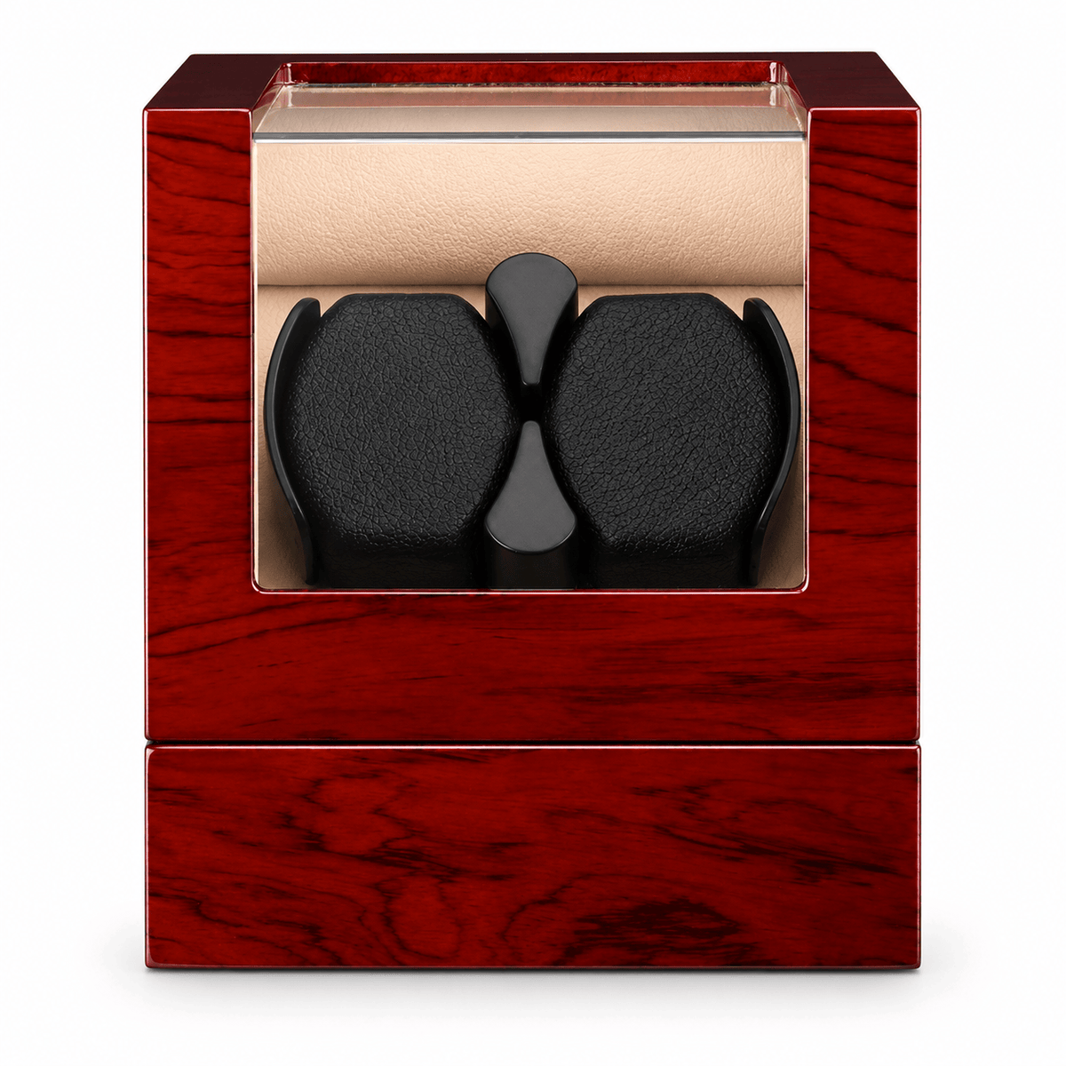 The Time Foundry 2 Slot Watch Winder for Automatic Watches, Rosewood, Bidirectional