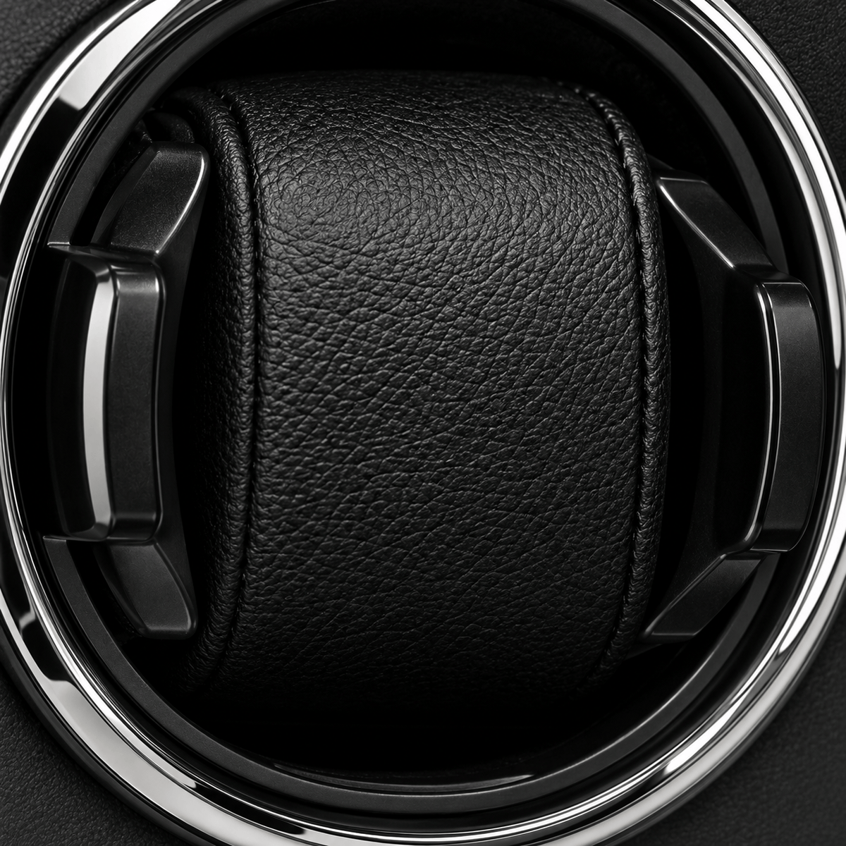 The Time Foundry 4 Slot Watch Winder for Automatic Watches, Piano Black, Japanese Motor