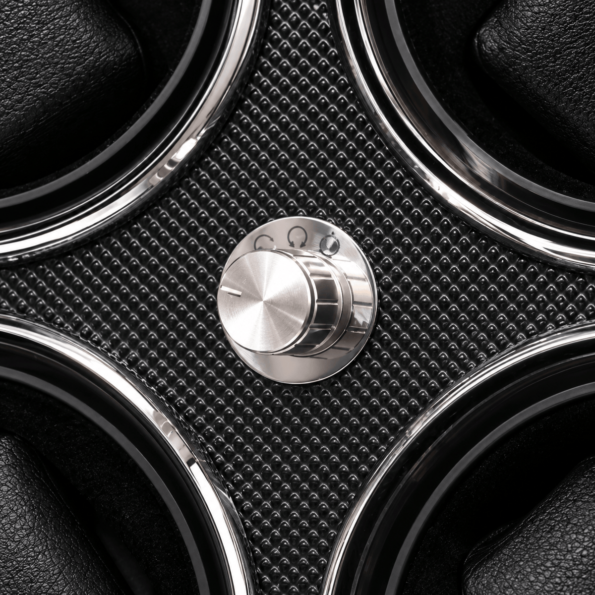 The Time Foundry 6 Slot Watch Winder for Automatic Watches, Wood Grain, 4 Rotation Modes