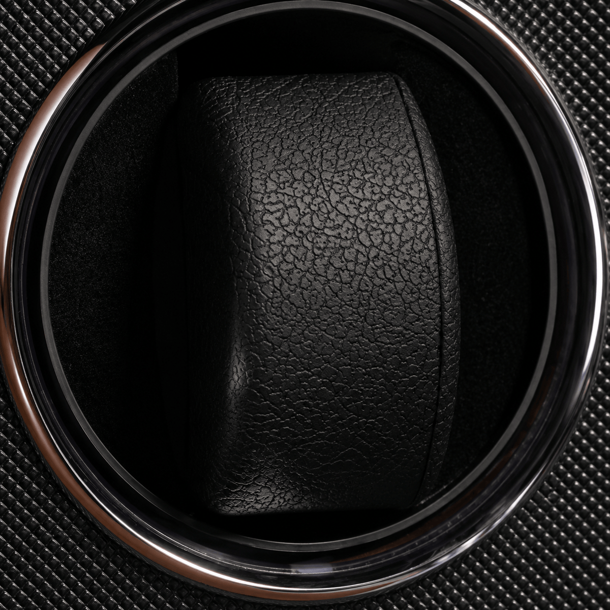 The Time Foundry 6 Slot Watch Winder for Automatic Watches, Wood Grain, 4 Rotation Modes