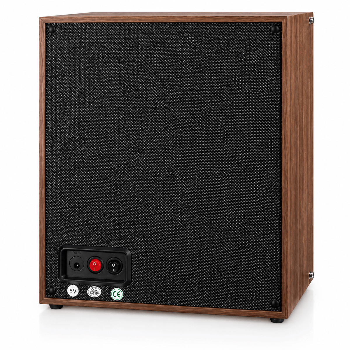 The Time Foundry Aldrick - 4 Slot Wood Grain Watch Winder